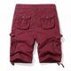 thumbnail image 4 of Ceisia Gift Men's All-Season Work Shorts - Fashion Solid Color Multi-Pocket Outdoor Sports Cuffed Hem Casual Shorts, 4 of 6