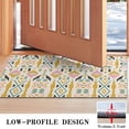 thumbnail image 3 of Multicolor Ethnic Geometric Pattern Door Rugs,Washable Non Slip Door Mats Indoor,Decorative Door Mats,Entry Mat Indoor for Entrance,Bedroom,Kitchen,Bathroom,17"x30", 3 of 6