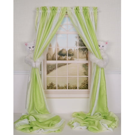 Plush Best Friends Kitty Cat 2-Piece Curtain Tieback Toy