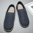 thumbnail image 4 of New Men's Casual Canvas Loafers Slip On Breathable Flats Boat Shoes Driving Shoes Moccasins Casual Walking Shoes, 4 of 9