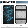 thumbnail image 5 of Yuyamidu Blue Dragonfly Auto Center Console Arm Rest Cover Flannel Car Armrest Seat Box Protector Accessories Fluffy Car Center Console Cushion Pad for Auto SUV Sedan Truck, 5 of 7