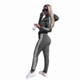 thumbnail image 1 of Ensemble de Sport Athleisure 2 Pcs pour Femmes, Sweat à Capuche et Pantalon, 1 of 4
