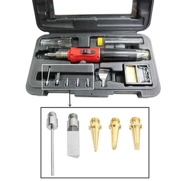 5Pcs HS-1115K Butane Gas Soldering Iron Kit Welding Kit Torch Pen Tool