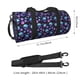 thumbnail image 2 of Fotbe purple Skull flower Bolsa Deportiva de Lona Plegable con Estampado, Bolsa de Gimnasio con Bolsillo Seco/Húmedo, Bolsa de Viaje Ultraligera de Gran Capacidad, 2 of 6
