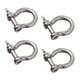 thumbnail image 5 of 4pcs Grillete de acero inoxidable Grillete de metal Grillete de elevación Grillete en forma de D, 5 of 5