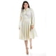 thumbnail image 1 of Vestido plisado con laso Roman Fashion /Tallas Extras, 4322 (Blanco) blanco 36, 1 of 7