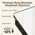 thumbnail image 4 of Joqixon Recessed Medicine Cabinets for Bathroom with Mirror: 20x30 Wall Mount Mirrored Vanity Chest, Adjustable Shelves with Guardrails - 20 x 30 inch Small Storage Cabinet, 4 of 9