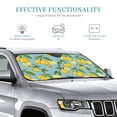 thumbnail image 3 of Kdxio Lemon Print Windshield Sun Shade, Foldable Sun Blocker for Car,Truck,SUV Automotive Interior Sun Protection,Reflective Shade for Front Windshield(Small), 3 of 7