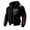 Black, variant on Men's Warm Winter Coats Thick Fleece Lined Hooded Jackets Faux Leather Spliced Zip up Bomber Coat Plus Size Casual Outerwear with Pockets