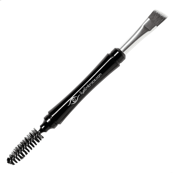 Eye Embrace Pro Grip Angled Eyebrow Brush and Spoolie Brush –  Angled Brush for Brow Makeup