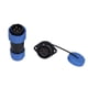 thumbnail image 2 of Conector De Alimentación De Brida, Contacto De Cobre Enchufe Impermeable Protección IP68 Buen Sellado Para Equipos Eléctricos, 2 of 7