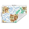 thumbnail image 3 of YFYANG Washable Heat-Resistant Placemats, 70% PVC/30% Polyester, Geometric Fragmentation Texture Kitchen Table Mat, 12" x 18" 1 Piece, 3 of 6