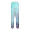 thumbnail image 3 of USNSM Casual Drawstring Sweatpants for Women High Waisted Loose Joggers Pants Trendy Color Gradient Yoga Gym Trousers Light Blue XXL, 3 of 4