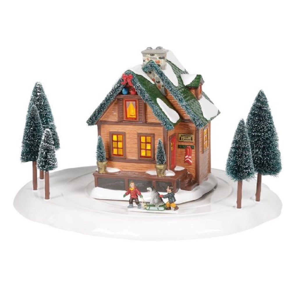 Department 56 Snow Village Winter Wonderland Cabin Building 6005455 New