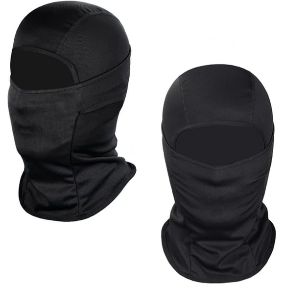 ERDS-Ski Mask for Men Women, Summer Balaclava Face Mask, Shiesty Mask UV Protector Lightweight for Motorcycle Snowboard, Black, One Size
