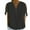 501_Dark Gray, variant on Sweet Home Farm V Neck T Shirts for Women Spring/Summer Tie Button Side Sleeve Fork Loose Casual Short Shirt Short Sleeve Shirts for Women Coffee