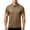 Coffee, variant on Golf Shirts For Men Short Sleeve Lapel Button Polos-Collared Texture Tops Casual Moisture Wicking Polos Shirt (XL, Gray)