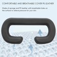 thumbnail image 3 of Para funda de piel sintética, espuma para auriculares VR, funda de cojín facial, repuesto de espuma facial fácil de limpiar, 3 of 5