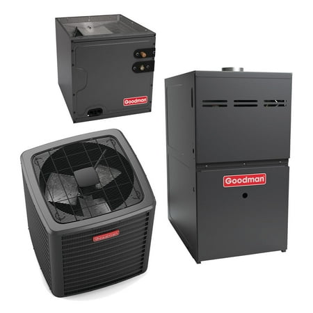 

Goodman 2 Ton 15.2 SEER2 80 000 Btu 80% Afue 2-Stage Gas System (9-Speed) - GSXH502410 - CAPFA2422B6 - GM9C800803BN - TX2N4A