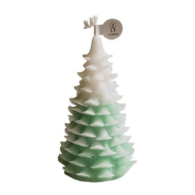 CEHVOM Christmas Tree Aromatic Candle Decoration Soybean Wax Creative Gift Box Decorative Christmas Candle Clearance