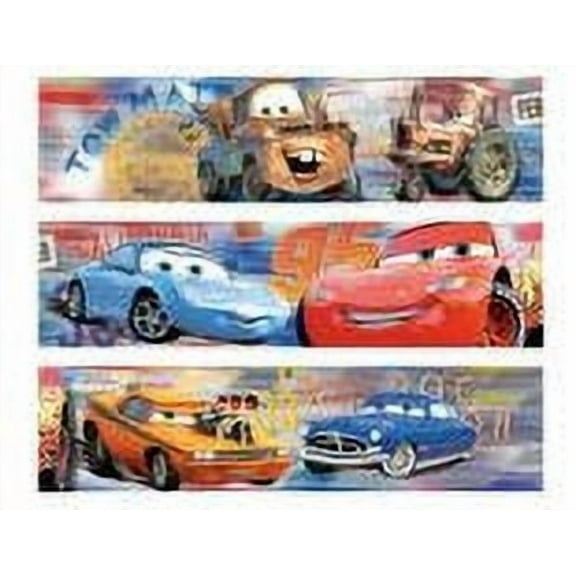Cars -1/4 (Quarter Sheet) Edible Frosting Photo Cake Border