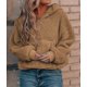 thumbnail image 2 of Mujeres de manga larga Sherpa Fleece Hoodies Casual Zip Up Fuzzy Coat Pullover Sudadera Crop Tops Sudadera con capucha con bolsillos Zhivalor WMZY-838-6, 2 of 5