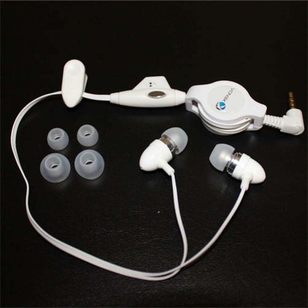 Wired Retractable Earphones for Motorola Moto G Stylus (2023)/Play (2023) - Headphones Handsfree Mic Headset 3.5mm Earbuds