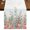 White Light Pink Emerald Green, variant on Table Runners 108 Inches Long Dress Scarves, Floral Leaves Farmhouse Coffee/Dining/Kitchen Table Runner for Living Room, Summer Botanical Weeping Watercolor 13x108 Inch
