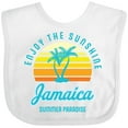 thumbnail image 3 of Inktastic Enjoy the Sunshine Jamaica Summer Paradise Boys or Girls Baby Bib, 3 of 4