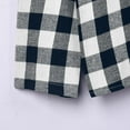 thumbnail image 6 of UVEASISHA Plaid Tops for Women Lapel V Neck Long Sleeve Shirts Cotton Casual Business Work Shirt Dressy Trendy Going Out Blouses Dark Blue M, 6 of 10