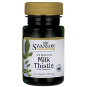 Swanson Full Spectrum Milk Thistle 500 mg 30 Caps