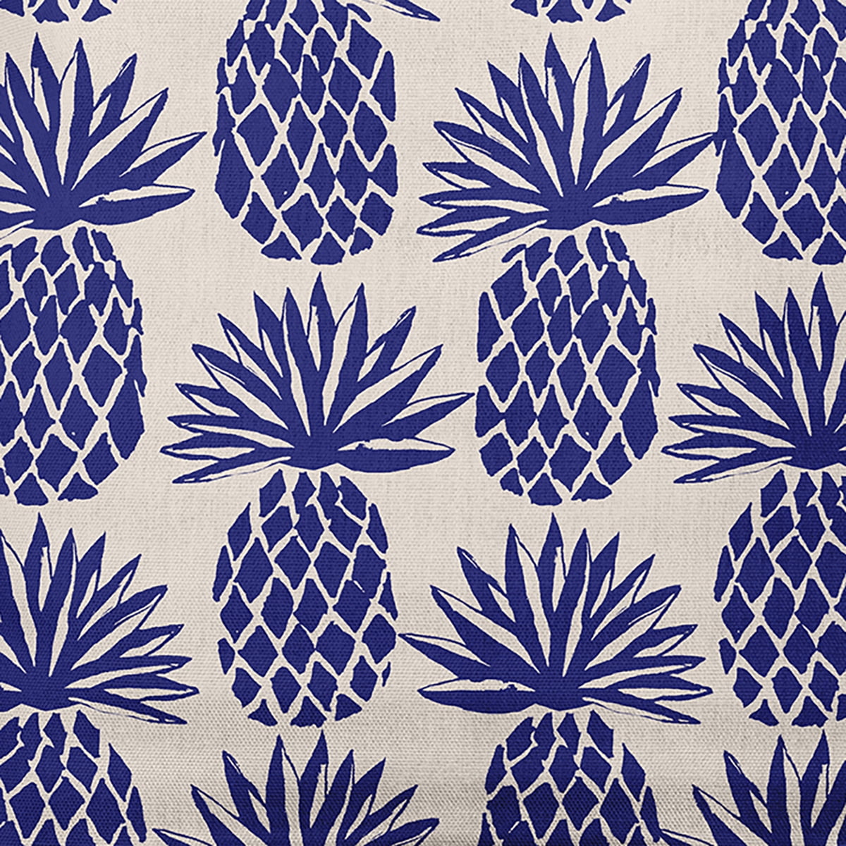 Simply Daisy 20" x 20" Pineapple Stripes Decorative Throw Pillow, Indigo Blue
