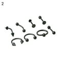 thumbnail image 4 of Xinyolin 8Pcs Mixed Style Lip Tongue Eyebrow Nose Ring, Barbell Body Piercing Jewelry, 4 of 8