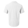 thumbnail image 5 of Mens Golf Polo Tops Short Sleeve Lapel Button Down Pocket Solid Color Mens Knit Polo,White,S, 5 of 5
