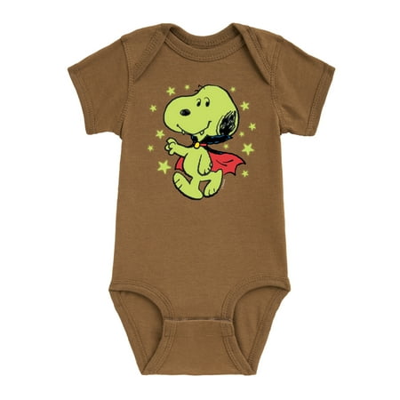 

Peanuts - Snoopy Vampire Stars Glow In The Dark - Infant Baby One Piece