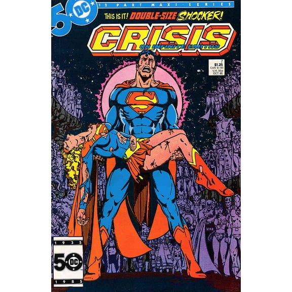Crisis on Infinite Earths #7 VF ; DC Comic Book
