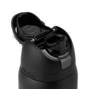 Owala FreeSip Stainless Steel Water Bottle, 32oz, Very Very Dark