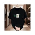 thumbnail image 1 of Men's cotton short-sleeve T-shirt, perfect for casual wear. This round-neck patterned T-shirt is soft and comfortable, available in unisex designs, making it an ideal gift for men., 1 of 6