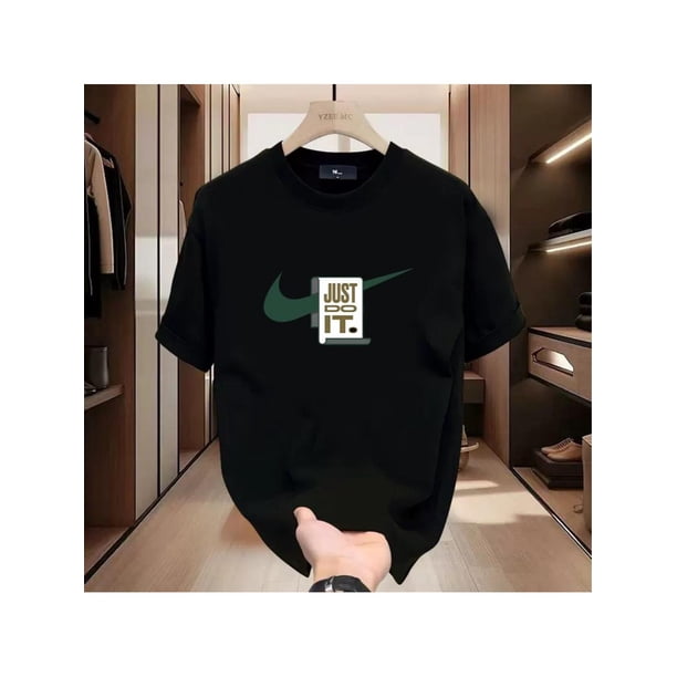 Men's cotton short-sleeve T-shirt, perfect for casual wear. This round-neck patterned T-shirt is soft and comfortable, available in unisex designs, making it an ideal gift for men.