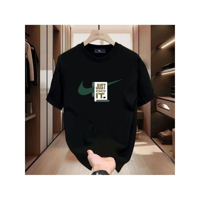 Men's cotton short-sleeve T-shirt, perfect for casual wear. This round-neck patterned T-shirt is soft and comfortable, available in unisex designs, making it an ideal gift for men.