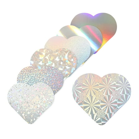 Uxcell 42 Pack Heart Cutouts Paper Bulletin Board Decorations Multi-Color 3.1x3.4"