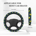 thumbnail image 5 of Bingfone Avocado In Space Steering Wheel Cover - Universal 15 Inches Car Steering Wheel Covers Grip Auto Internal Accessories, 5 of 7