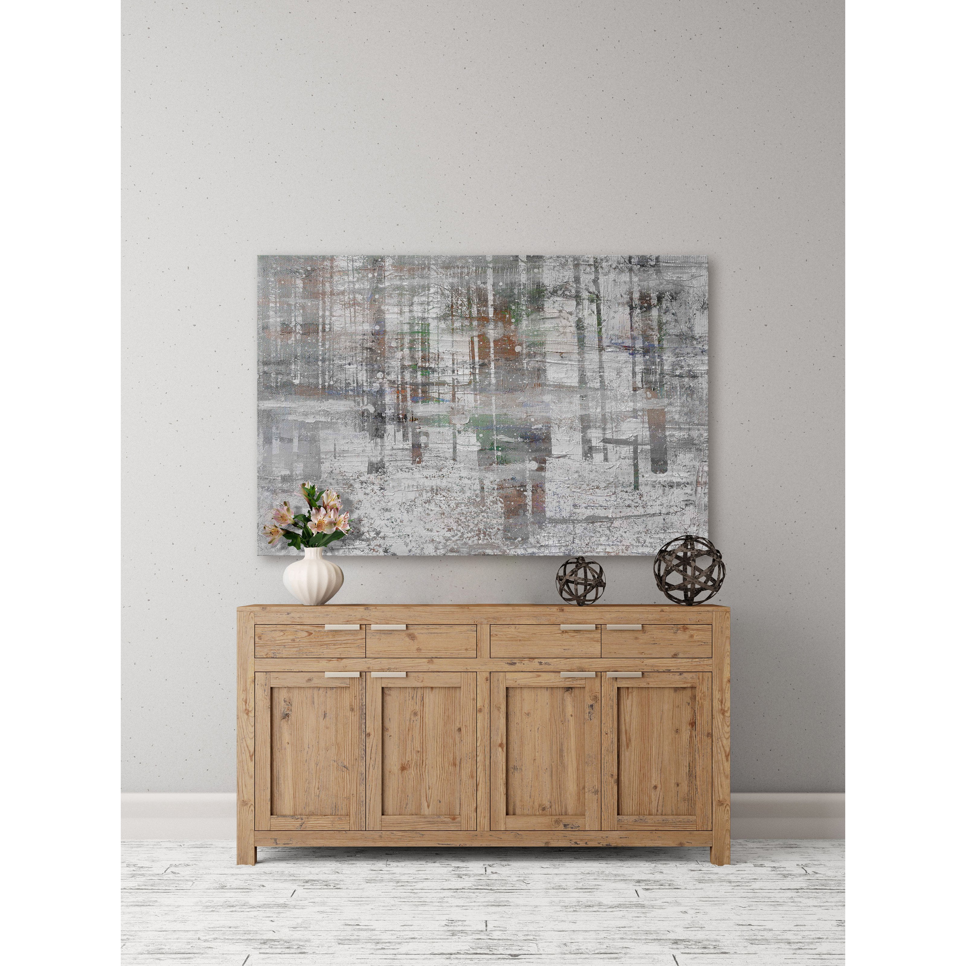 "Blizzard" Painting Print on Wrapped Canvas