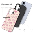 thumbnail image 3 of Funda de teléfono DAIZAG para iPhone 16, conchas rosas, palmeras, 3 of 7