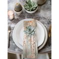 thumbnail image 3 of Cloth Napkins 1 Piece - 20x20 Inches, Orange Grey Forest Washable Reusable Table Napkins, Grey Modern Art Oil Painting Soft & Absortbent Dining Napkin for Party Wedding Hotel Restaurant, 3 of 8