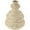 Beige Handmade Wrapped Abstract Asymmetrical 10" x 10" x 14", variant on DecMode 14" Handmade Wrapped Beige Seagrass Vase with Abstract Bubble Shape
