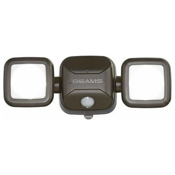 Mr. Beams MB3000-BRN-01-04 Twin Head LED Spot Light, Adjustable, 500 Lumens - Quantity 1