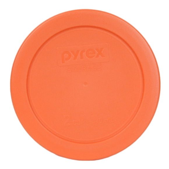 Tapa de almacenamiento de alimentos Pyrex 7200-PC, 480 ml, naranja, para cuenco de 2 tazas