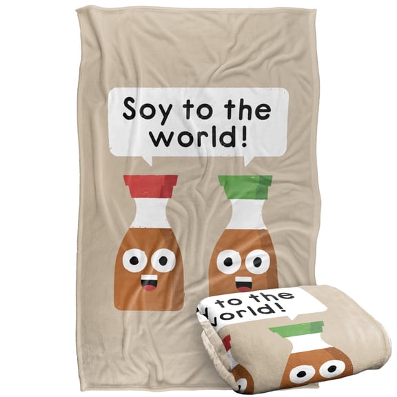 bCreative - David Olenick Blanket, 36'x58' Do-Re-Mi-FA Sodium Silky Touch Super Soft Throw Blanket