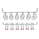 thumbnail image 2 of 114Pcs Metal Pegboard Hooks Organizador Surtido Kit Clavijas Cerraduras Aplicaciones Colgan Eccomum 114 piezas, 2 of 5